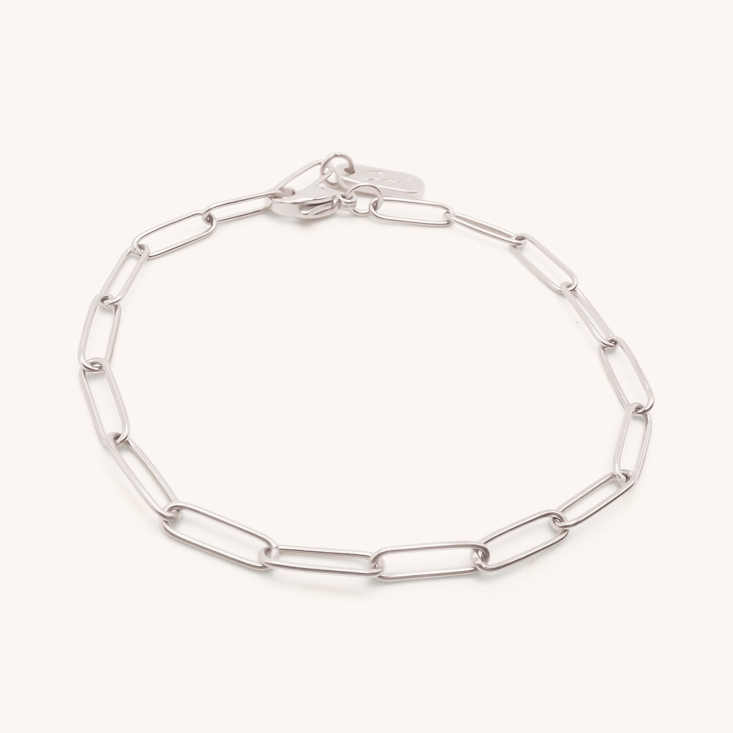 30B2811 - Paperclip Bracelet, Silver