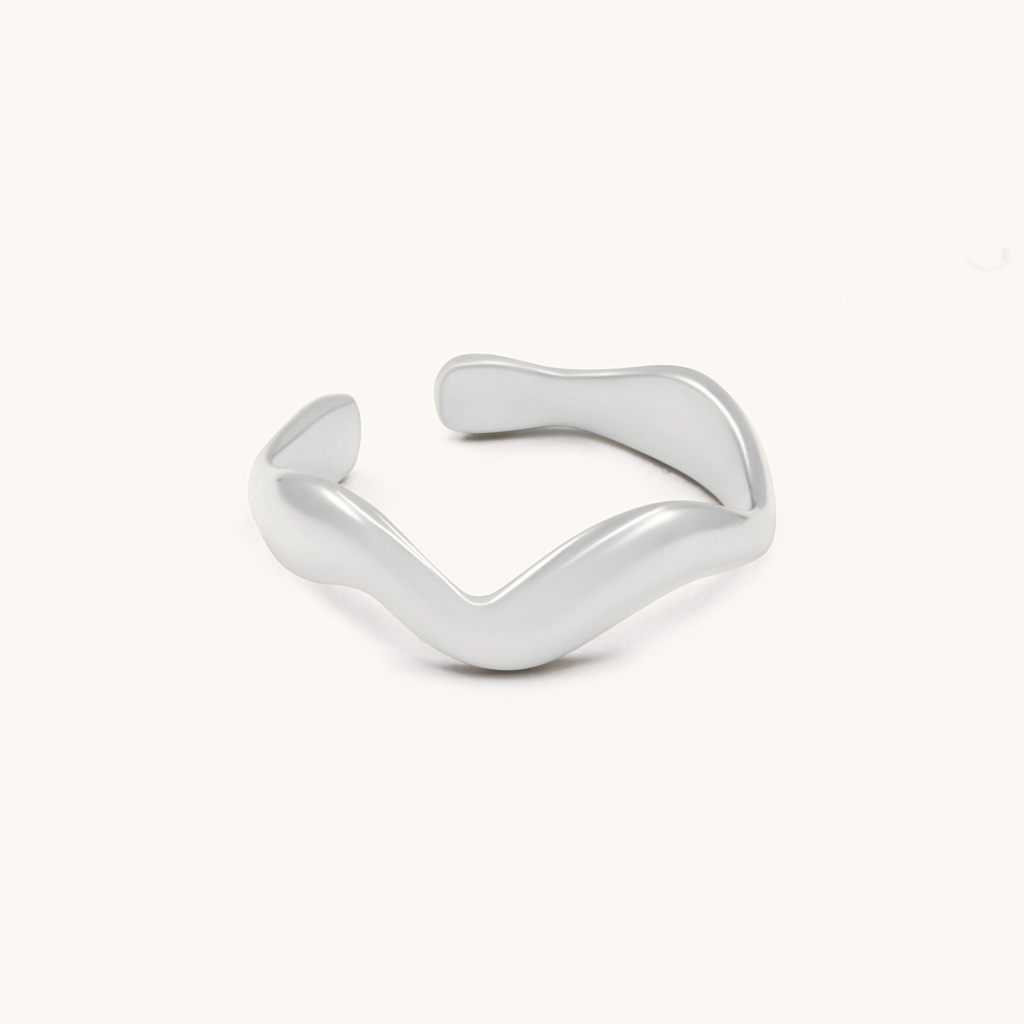 30R5167 - Wavy Ring, Silver