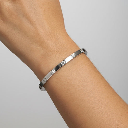 30B9006 - Kirstie Square Crystal Bangle