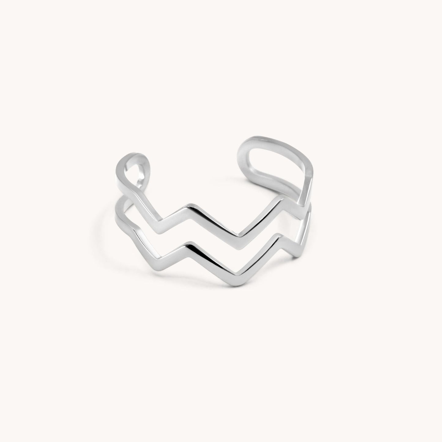 30R5118 - Zigzag Ring, Silver