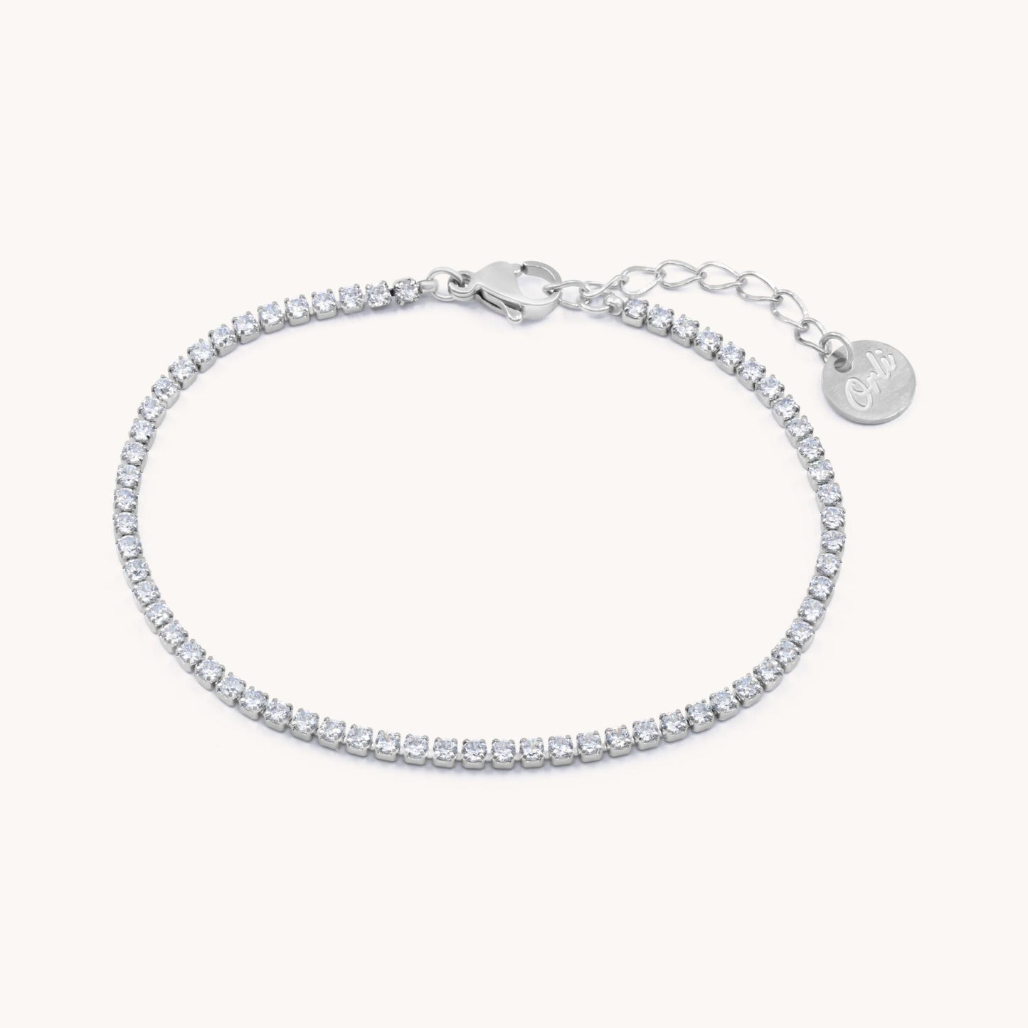 30B2032 - Tennis Bracelet, Silver