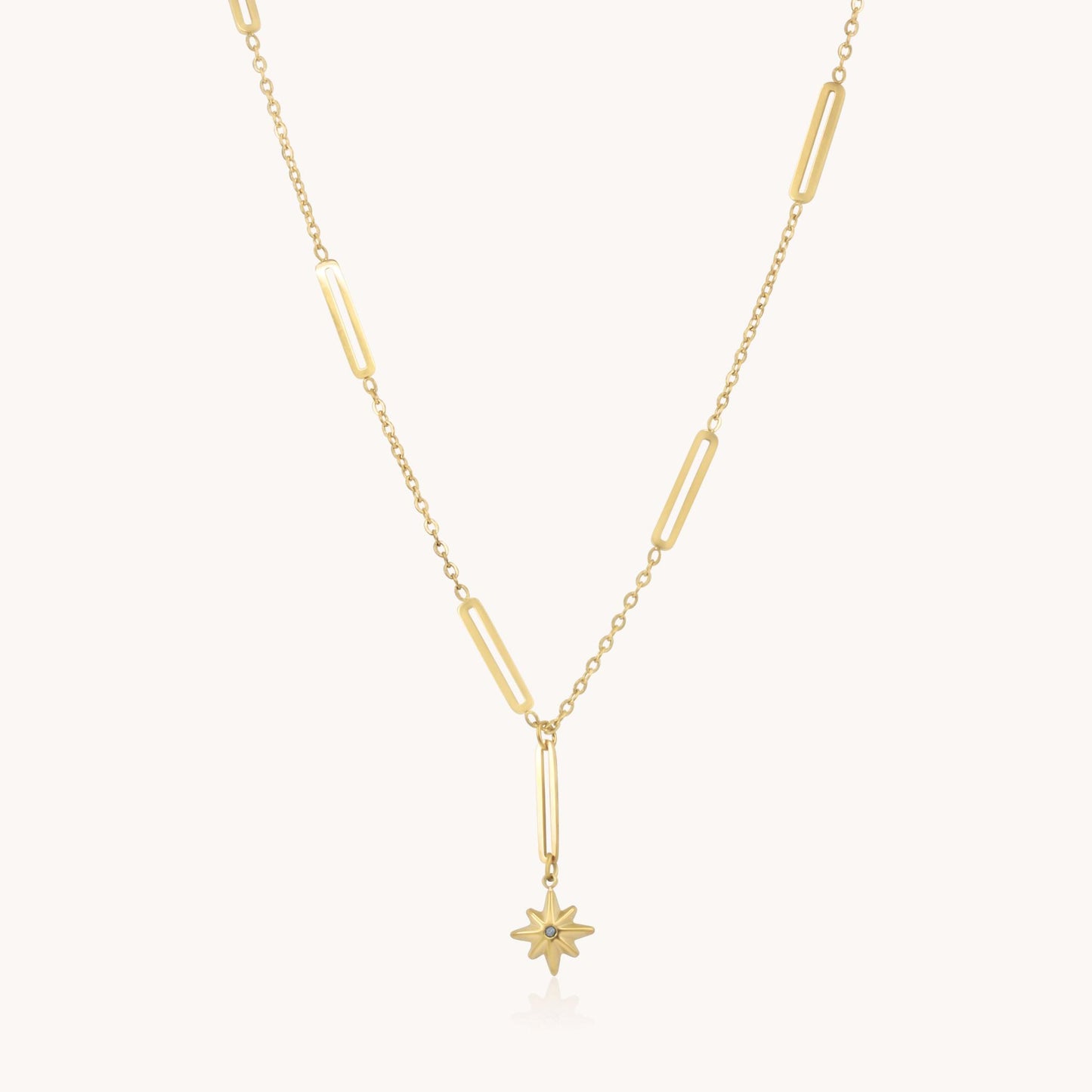 30N1812G - Starburst Necklace, Gold