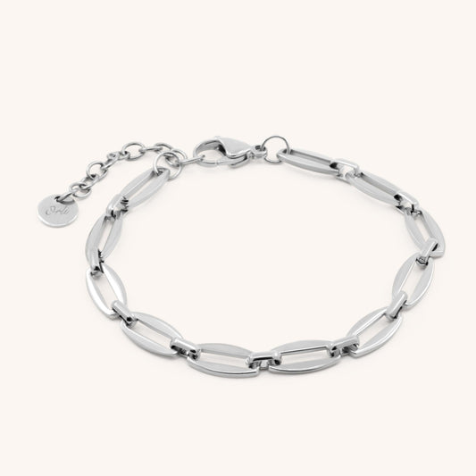30B2834 - Long Link Bracelet, Silver