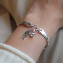 Load image into Gallery viewer, 30B6009 - Angel Wing &amp; Birthstone Brangle