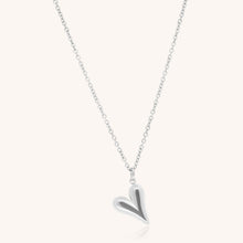 Load image into Gallery viewer, 30N1620 - Celine Heart Fine Necklace, Silver