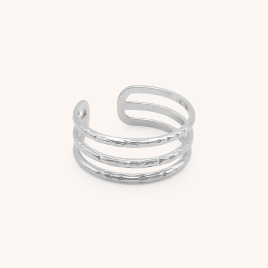 30R5149 - Triple Band Ring, Silver