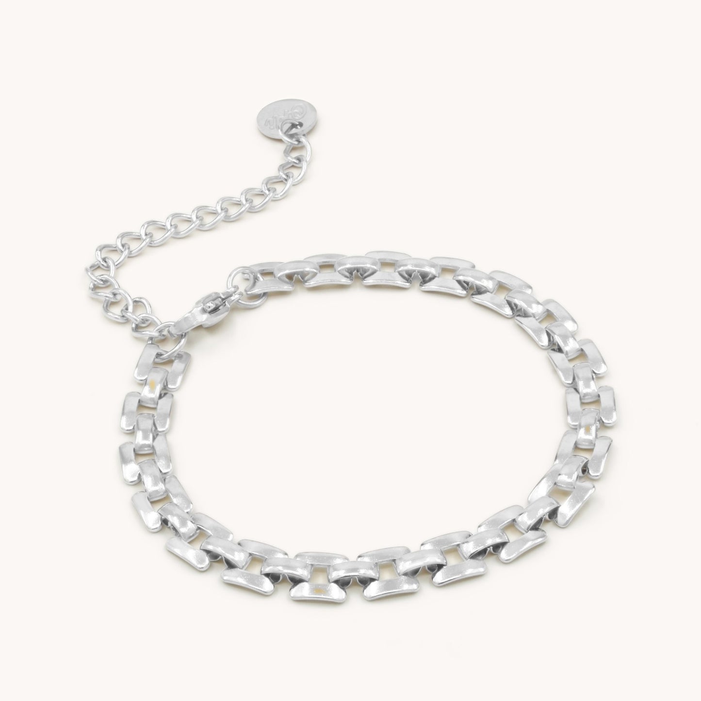 30B2035 - Monaco Link Bracelet, Silver