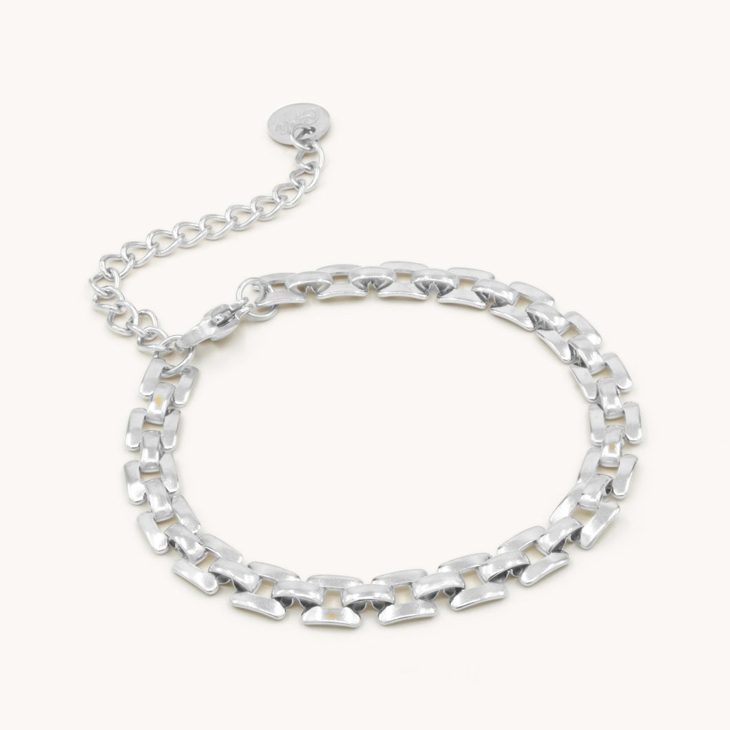 30B2035 - Monaco Link Bracelet, Silver