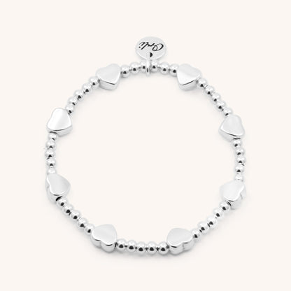 30B2954 - Glider Hearts Beads Bracelet