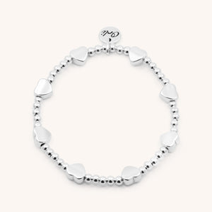 30B2954 - Glider Hearts Beads Bracelet