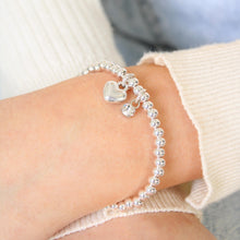 Load image into Gallery viewer, 30B2703 - Puffed Heart &amp; Birthstone Beads Bracelet