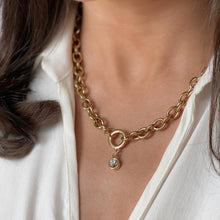 Load image into Gallery viewer, 30N1228G - Chunky Birthstone Necklace, Gold