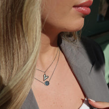 Load image into Gallery viewer, 30N1620 - Celine Heart Fine Necklace, Silver