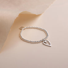 Load image into Gallery viewer, 30B2709 - Open Heart Beads Bracelet