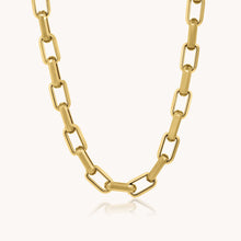 Load image into Gallery viewer, 30N1300G - Square Link Necklace, Gold