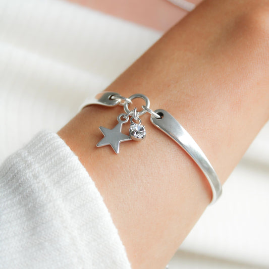 30B6014 - Star & Birthstone Brangle
