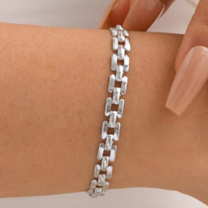 30B2035 - Monaco Link Bracelet, Silver