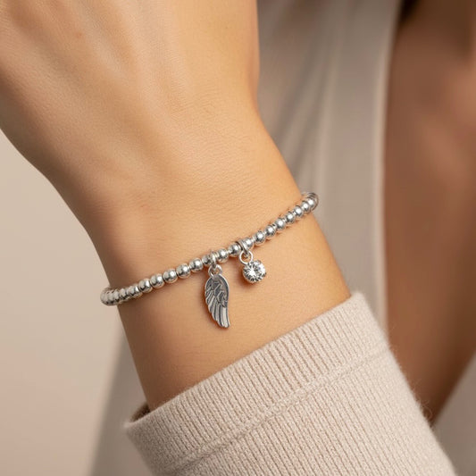 30B2605 - Angel Wings Beads Bracelet