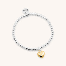 Load image into Gallery viewer, 30B2604 - Puffed Heart Beads Bracelet