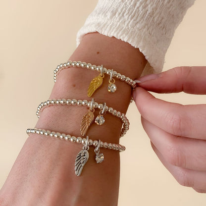30B2605 - Angel Wings Beads Bracelet